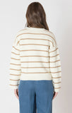 Dex Women's Sweater - Cream/Sand Stripe