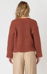 Room 34 Women's Button Cardigan - Cinnamon Melange