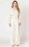 Room 34 Women's Wide Leg Jogger - Cake Batter
