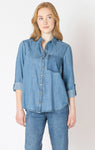 Dex Women's Denim Shirt - Medium Indigo