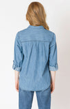 Dex Women's Denim Shirt - Medium Indigo