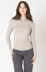Dex Women's Crew Neck Tee - Light Heather Taupe