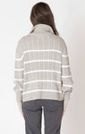 Dex Women's Sweater - Light Taupe/White