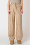 Room 34 Women's Wide Leg Flowy Pant - Safari