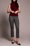 Tribal Women's Mock Neck Top - Wine
