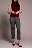 Tribal Women's Mock Neck Top - Wine
