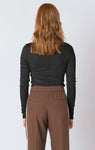 Dex Exposed Seam Turtleneck - Black
