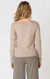 Room 34 Boatneck Textured Top - Heather Taupe