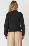 Room 34 Half Zip Cable Sweater - Black