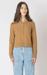 Dex Easy Crewneck Cardigans - Toffee