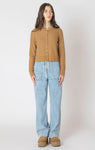 Dex Easy Crewneck Cardigans - Toffee