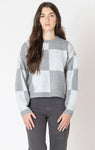Dex Colorblock Sweater - Healther Grey Block