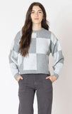 Dex Colorblock Sweater - Healther Grey Block