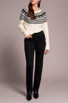Tribal Sophia Pull On Straight Jeans W/Pockets - Black
