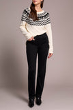 Tribal Sophia Pull On Straight Jeans W/Pockets - Black