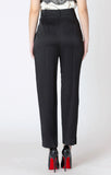 Dex Women's Straight Leg Satin Pant - Black