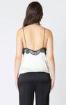Dex Women's Lace Trim Cami - Ecru