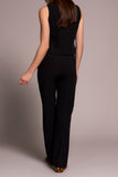 Tribal Women's Fly Frt Trouser - Black