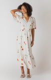 Room 34 Short Sleeve Maxi Dress - Mix Floral
