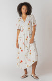 Room 34 Short Sleeve Maxi Dress - Mix Floral