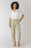 Room 34 Eyelet Trim Blouse - White