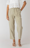 Room 34 Straight Leg Casual Pants - Light Sage