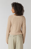 Room 34 Textured Button Front Cardigan - Natural