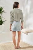 Tribal Flowy Overshirt - DK Cactus Clay