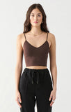 DEX Seamless Bra Top-Brown