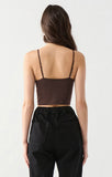 DEX Seamless Bra Top-Brown
