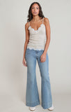 DEX Lace Cami - Heather Oatmeal