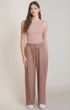 DEX Ribbed Tank- Dusty Rose