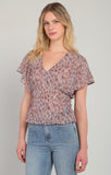 DEX Smoking Waist Top-Brushstroke Dot