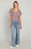 DEX Smoking Waist Top-Brushstroke Dot