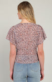 DEX Smoking Waist Top-Brushstroke Dot