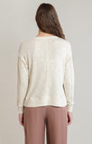DEX V Neck Sweater - Shell