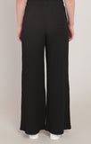Room 34 Textured Wide Leg Pant- Black