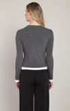 Room 34 Layered Look Top- Charcoal Heather