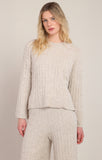 Room 34 Cable Knit Sweater- Beige