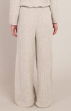 Room 34 Cable Knit Pant- Beige
