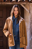 Tribal Reversible Coat- Walnut