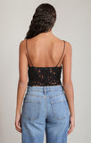 DEX  Embroidered Lace Cami Top- Black