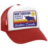 Northbound Western Canada Trucker Hat - Red/White