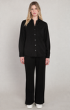 DEX Button Down Shirt- Black