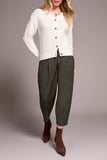 Tribal Button Front Sweater