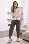 Tribal Button Front Sweater