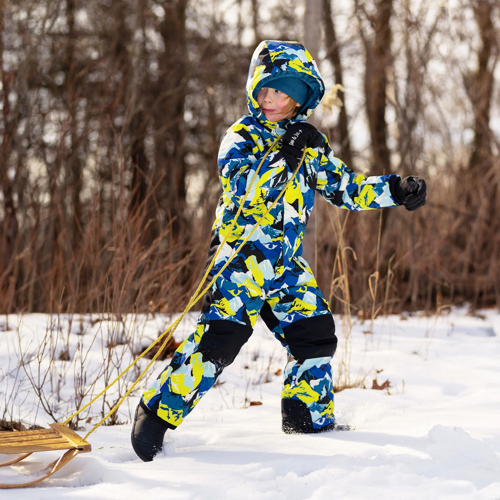 Jan & Jul Kids Waterproof Snowsuit | Neon Peaks – Four Seasons Jan & Jul Kids Waterproof Snowsuit | Neon Peaks – Four Seasons