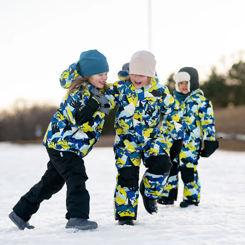 Jan & Jul Kids Waterproof Snowsuit | Neon Peaks – Four Seasons Jan & Jul Kids Waterproof Snowsuit | Neon Peaks – Four Seasons