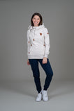 Wanakome Women's Pull Over Hoodie - Heather Oatmeal