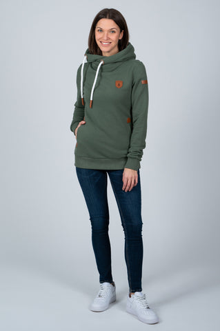 Wanakome Women's Pullover Hoodie - Moss Green